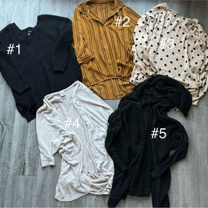Women’s size small tops!